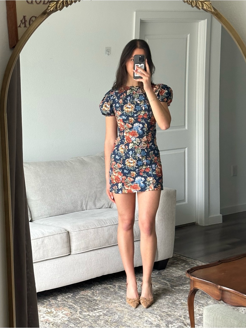 Doen floral mini dress XS